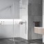 Vincea Душевая перегородка Волк-Ин (Walk-In) VSW-1HP100FLBN, 1000*2000, брашированный никель, стекло рифленое