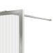 Vincea Душевая перегородка Волк-Ин (Walk-In) VSW-1HP100FLBN, 1000*2000, брашированный никель, стекло рифленое