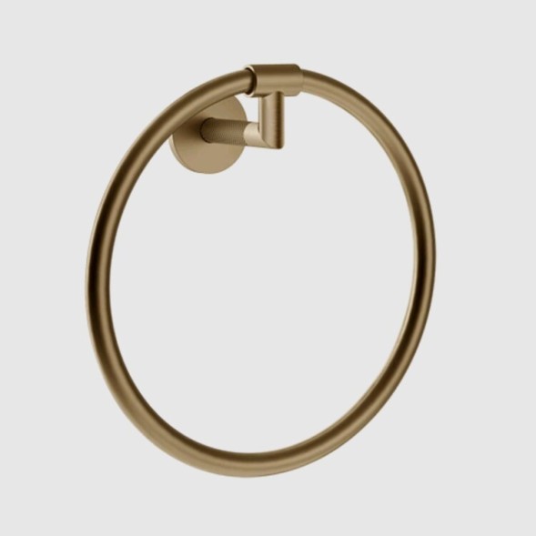 Gessi Полотенцедержатель, Anello, шгв 222*78*224, цвет Матовая латунь  63809#727