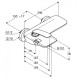 Смеситель KLUDI BALANCE 524450575 для ванны с изливом с подключением шланга