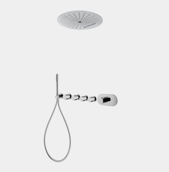 Душевой комплект, Fima Carlo Frattini, Shower systems, цвет-хром F3188X4R40CR
