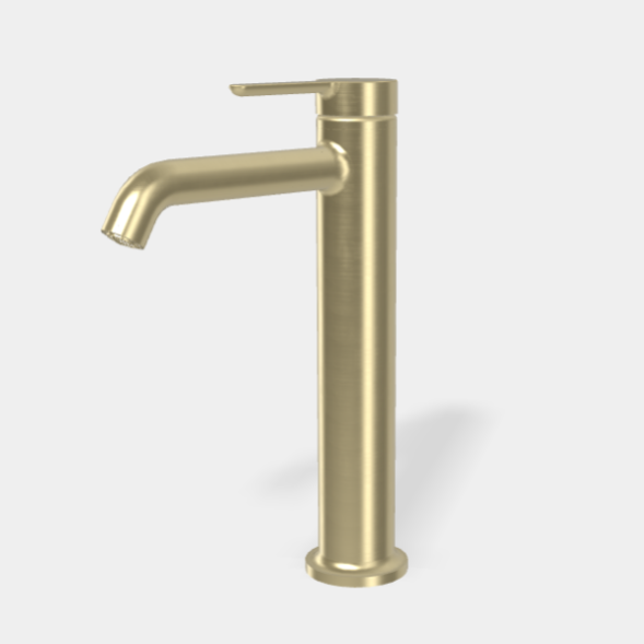 Смеситель для раковины, Fima Carlo Frattini, Snap, цвет-шампань брашированная F3111LHS