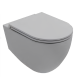 Унитаз ISVEA Infinity Vortex (смыв торнадо), подвесной ШГВ 365*530*400 цвет серый камень матовый 10NF02003-2V