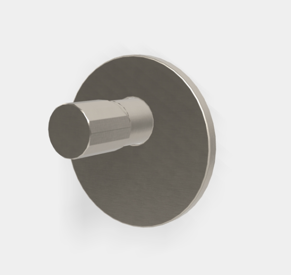 Смеситель для душа, Fima Carlo Frattini, Spillo Tech, V COLLECTION, на 1 потребитель, цвет-никель брашированный F3039TX1VSN