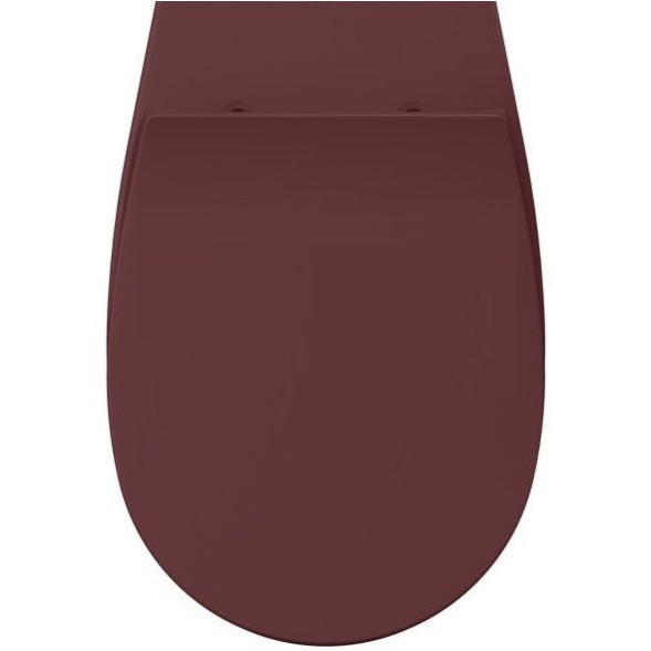 Сиденье для унитаза ISVEA Sentimenti Neo 40D80 с крышкой цвет бордовый матовый 40D80543I-S