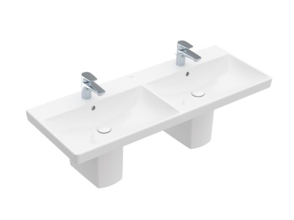 Villeroy&amp;Boch Раковина, Avento, шг 1200*470, отверстия для смесителя-1, CeramicPlus, цвет-альпийский белый 4A23CKR1