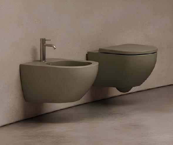 Унитаз HATRIA CENTRICA A0Y9DE25 подвесной безободковый слив Vortex цвет белый матовый