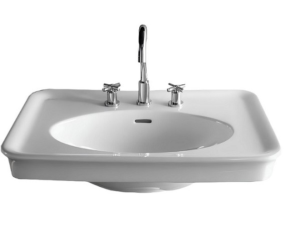 Раковина HATRIA DOLCEVITA Y0EJ01 подвесная с одним отверстием с переливом цвет белый