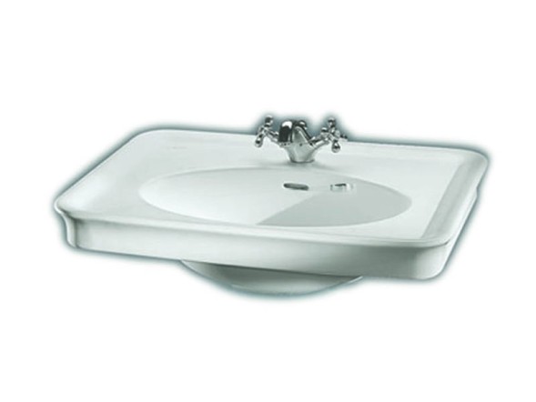 Раковина HATRIA DOLCEVITA Y0EJ01 подвесная с одним отверстием с переливом цвет белый