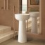 Vincea Раковина Солид Серфейс (Solid Surface)  VBS-4SP02MW, 480*480*850, напольная, цвет белый матовый