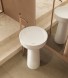 Vincea Раковина Солид Серфейс (Solid Surface)  VBS-4SP02MW, 480*480*850, напольная, цвет белый матовый