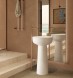 Vincea Раковина Солид Серфейс (Solid Surface)  VBS-4SP02MW, 480*480*850, напольная, цвет белый матовый