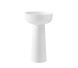 Vincea Раковина Солид Серфейс (Solid Surface)  VBS-4SP02MW, 480*480*850, напольная, цвет белый матовый