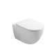 Vincea Унитаз подвесной Глобо (Globo) VT1-74T Торнадо, цвет белый, ультратонкое микролифт сиденье