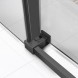 Vincea Душевая дверь Слим Софт (Slim Soft) VDS-1SS120CGGM, 1200, вороненая сталь, стекло тонированное