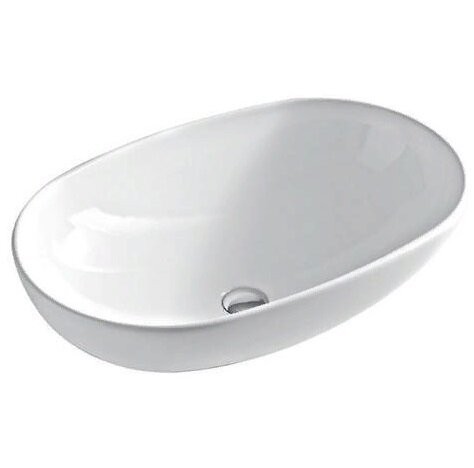 Раковина Artceram La Ciotola  накладная без отверстий  цвет белый LCL002 01 00