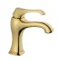 Emmevi Ares, однорычажный смеситель для раковины (излив 12,9 см), с донным клапаном, цвет золото 76003/OR