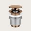 Gessi Донный клапан, Technical Accessories, 1 1#4, диаметр, мм 72, для раковины, цвет брашированный хром  01376#147