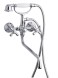 Emmevi Deco Classic, смеситель с длинным изливом (35см) и ручным душем для ванной, цвет бронза 12011СМ35/BR
