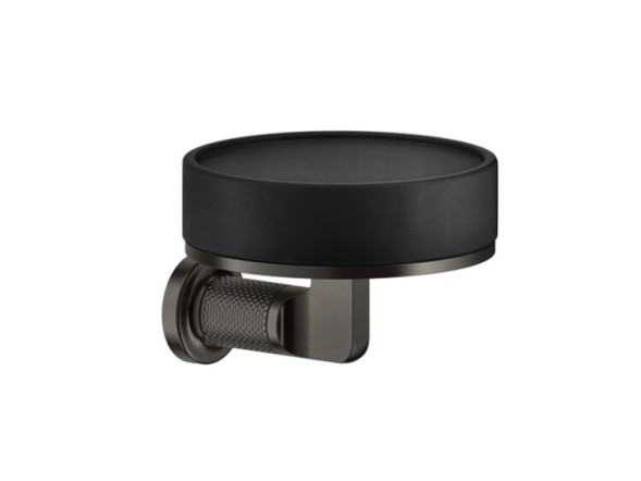 Gessi Мыльница, Inciso, шгв 115*125*84, цвет чёрный#черный брашированный металл  58502#707