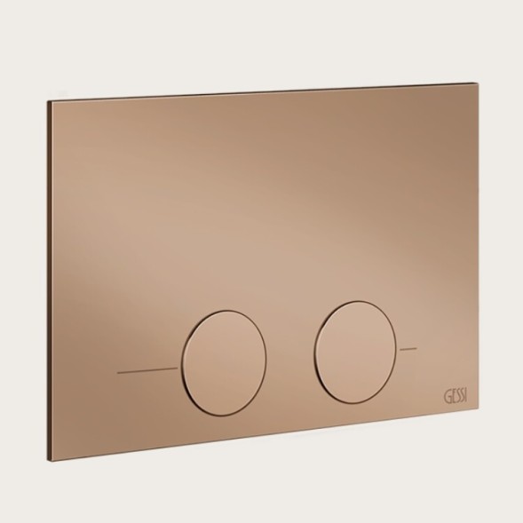 Gessi Клавиша смыва, для унитаза, шгв 215*5*145, цвет медь  54617#030