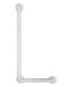 NOFER Поручень угловой 3 точки опоры правый алюминий  15158.NBA белый