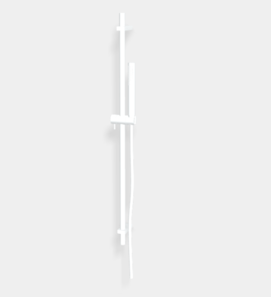 Душевой гарнитур, Fima Carlo Frattini, Sliding rail, 25*187, цвет-белый матовый F2150BS