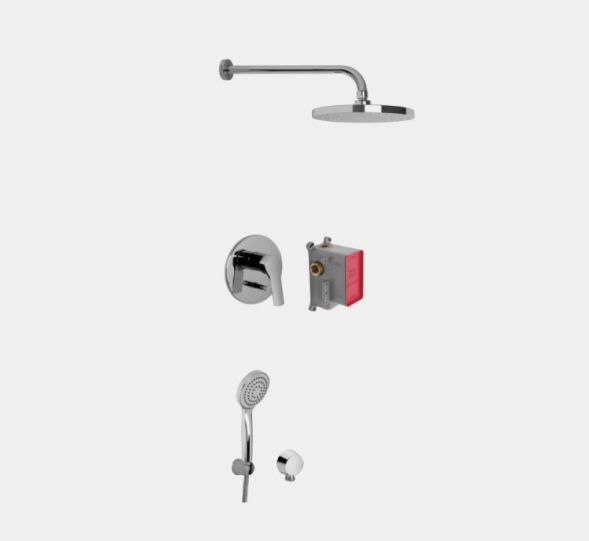 Душевой комплект, Fima Carlo Frattini, Shower systems, цвет-хром F3789CR