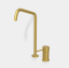 Смеситель для раковины, Fima Carlo Frattini, Spillo Up, цвет-брашированное золото F3271NDOS