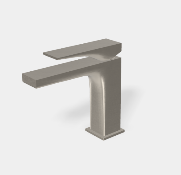 Смеситель для раковины, Fima Carlo Frattini, Zeta, цвет-брашированный никель F3961NSN