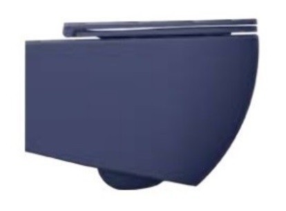 Унитаз ISVEA Infinity Vortex (смыв торнадо), подвесной ШГВ 365*530*400 цвет синий матовый 10NF02003-2Z