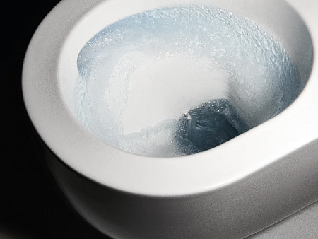 Унитаз HATRIA CENTRICA Y9DC01 напольный приставной слив Vortex безободковый цвет белый