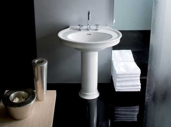 Раковина HATRIA DOLCEVITA Y0EW01 подвесная с одним отверстием с переливом цвет белый