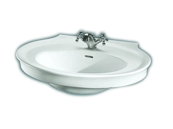 Раковина HATRIA DOLCEVITA Y0EW01 подвесная с одним отверстием с переливом цвет белый