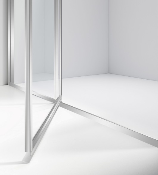 Vincea Душевая дверь Слим 8мм (Slim 8mm) VDP-4SL120CL, хром, стекло прозрачное