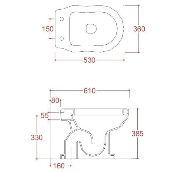 Унитаз Artceram Hermitage с бачком на высокой трубе слив в пол цвет белый/бронза HEV002 01 00+HEC004 01 00+HEA006 72