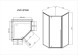 Vincea Душевой уголок Пента (Penta) VSP-3P900CLGM, 900*900, вороненая сталь, стекло прозрачное