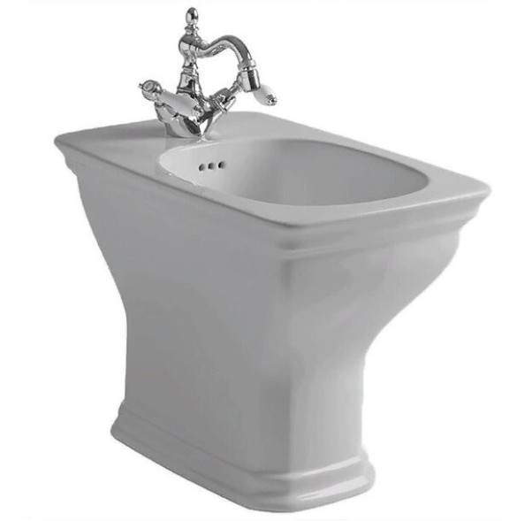 Биде Artceram Civitas напольное с одним отверстием цвет серый  CIB002 34 00