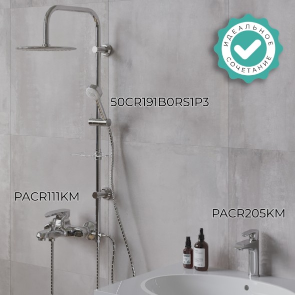 Paini Душевая система RS White, хром (CR)