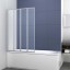 Vincea Душевая шторка на ванну VSB-31100CL, 1000*1400, хром, стекло прозрачное