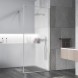 Vincea Душевая перегородка Волк-Ин (Walk-In) VSW-1HP120FLBN, 1200*2000, брашированный никель, стекло рифленое