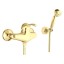Смеситель для душа Webert Aurora AU870101010, золото