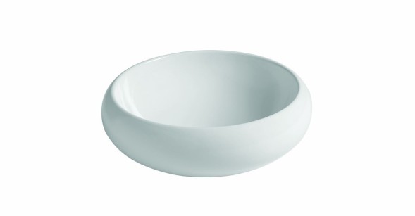 Hidra Tao, накладная круглая раковина Ø43х15h см, цвет черный матовый