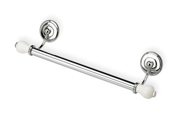 Stil Haus Nemi, полотенцедержатель, длина 43 см, цвет хром - белая керамика