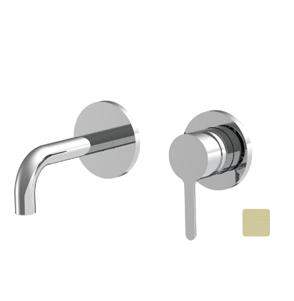 Смеситель для раковины, Fima Carlo Frattini, Snap, цвет-шампань брашированная F3121WSX9HS