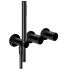 Gessi Смеситель для душа, Habito Unito, на 2 потребителя, цвет черный металл  70038#706