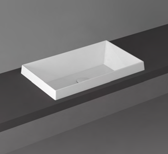 Раковина SIMAS AGILE встраиваемая сверху без отверстий цвет белый AG60IN