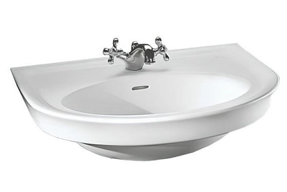 Раковина HATRIA DOLCEVITA Y0EX01 подвесная с одним отверстием с переливом цвет белый