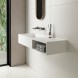 Vincea Раковина Солид Серфейс (Solid Surface)  VWB-6S112MW, 1200*400*200, подвесная, цвет белый матовый