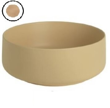 Раковина Artceram Cognac Quadro накладная без отверстий  цвет onyx COL001 46 00